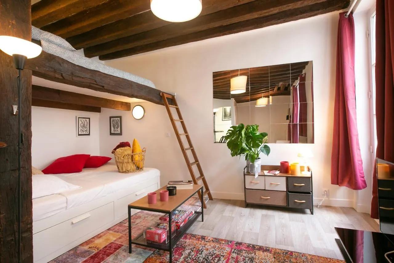 Authentic Apartment In Center Of Parisian Marais France