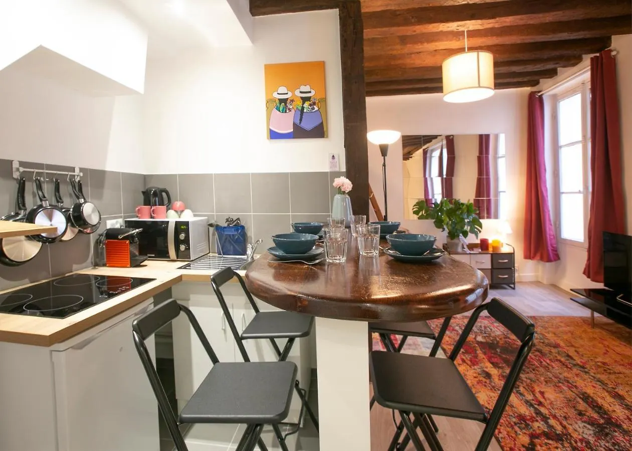 Authentic Apartment In Center Of Parisian Marais France